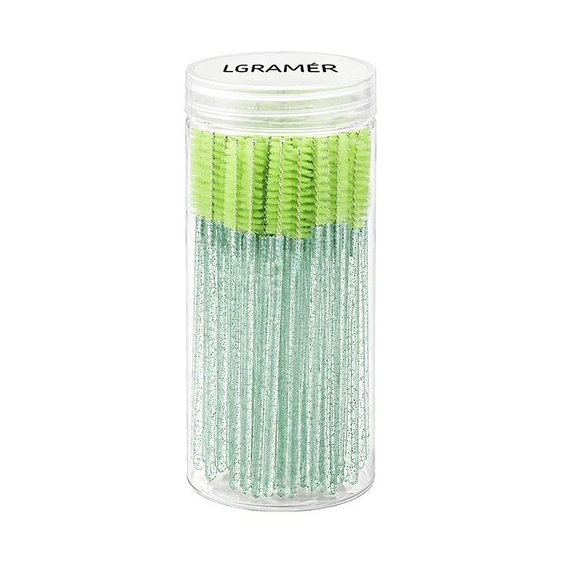 50/100 pcs Eyelash Extension Brush Disposable Eye Lashes Make Up Brushes Mascara Wand Applicator Multiple Colors Makeup Tools
