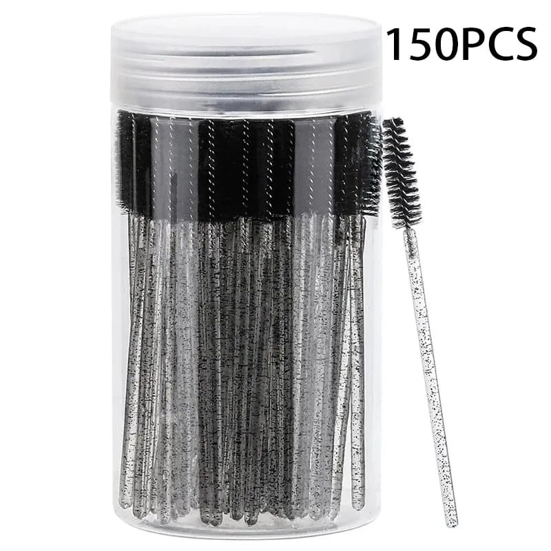 50/150PCS Disposable Eyelash Brush Mascara Wands Eyebrow Brush Makeup Applicator for Eyelash Extension Beauty Tools