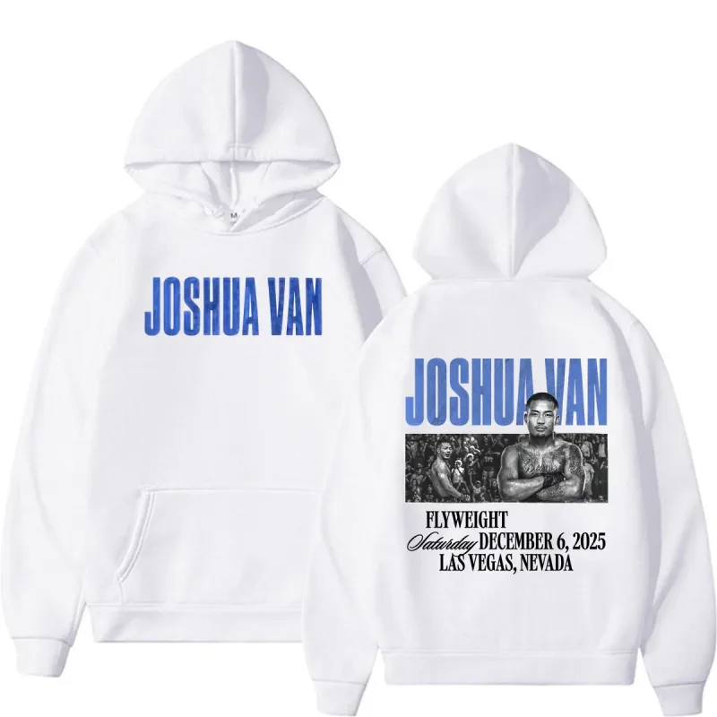 Joshua Van The Fearless Fan Presenter Huvtröjor Herrkläder Våld Estetisk tröja Casual Bodywarmer Fleece Luvtröja Pullovers