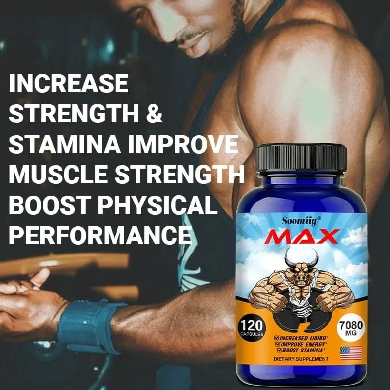 Male Supplement - Support Men Healthy Enhancing Long Lasting Powerful Supplement Capsules