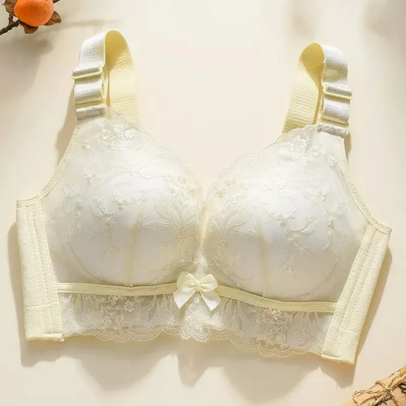 Soutien-gorge Sexy en dentelle, Push Up, doux, petit sein, Anti-affaissement, sous-vêtements pour femmes, Lingerie réglable