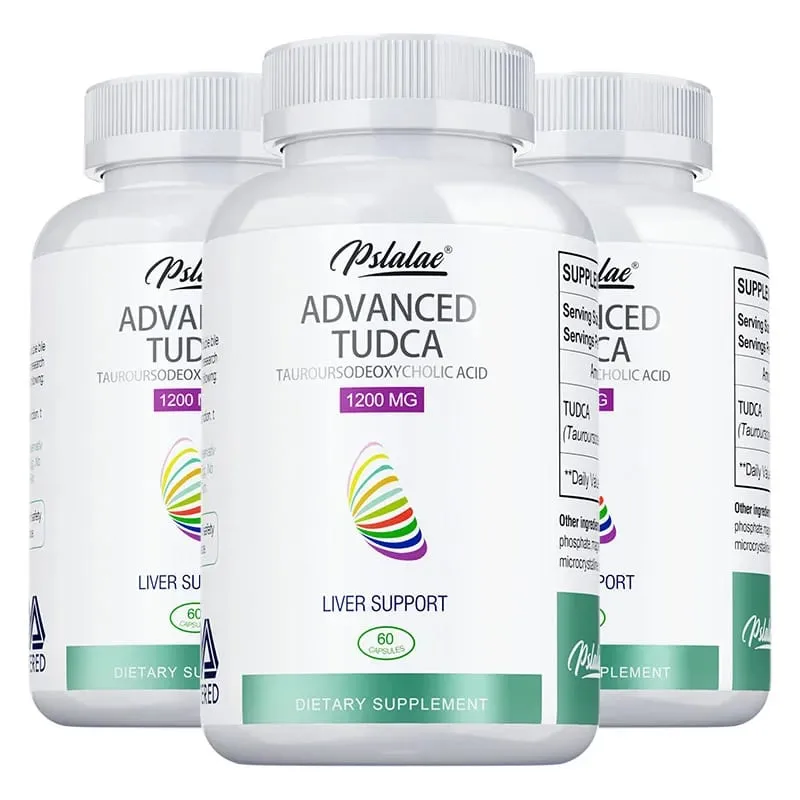 Supporto naturale per il fegato TUDCA 1200 mg - Supporta la disintossicazione e la riparazione della pulizia del fegato