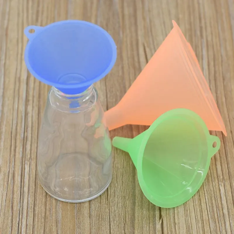 5Pcs/set Colorful Multi-Size Funnel Set Kitchen Oil Juice Sauces Funnels Liquid Dispensing Tool