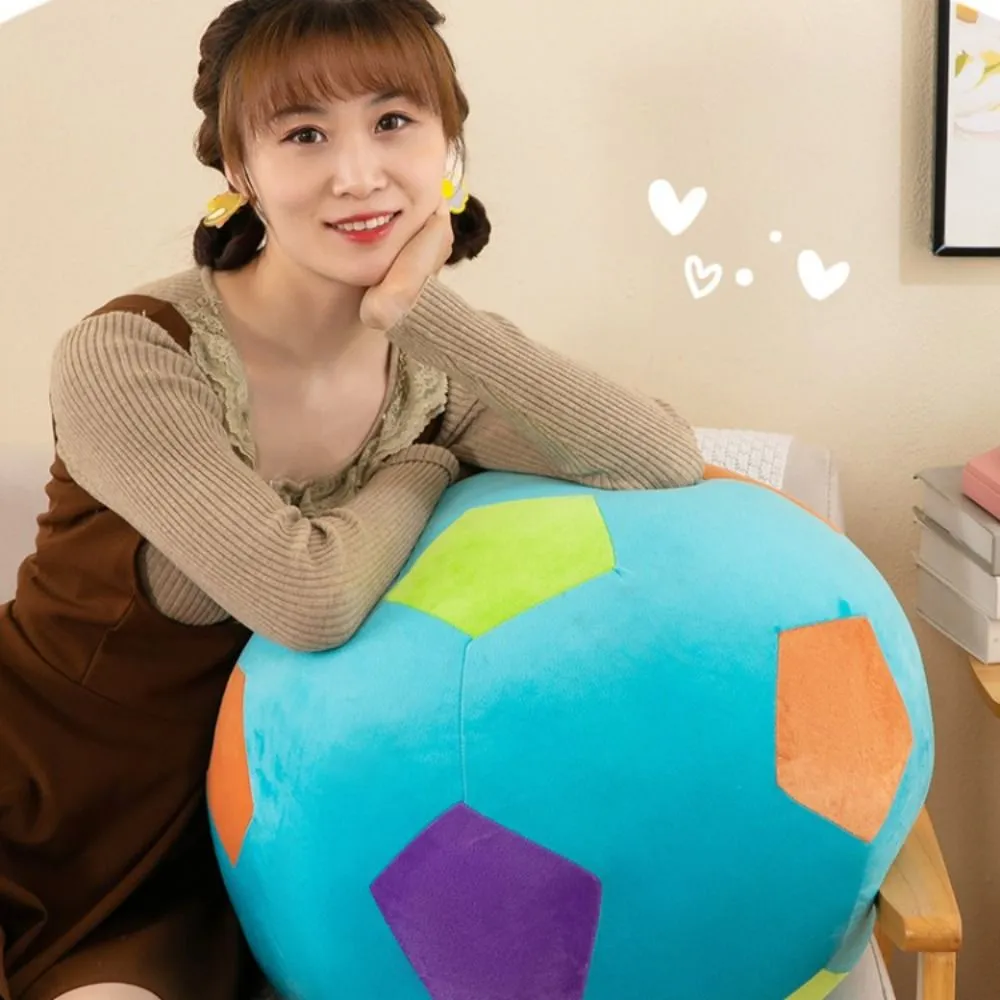 Creative Simulation Basketball High Quality Stuffed Sports Ball Stuffed 22cm Soft Football Pillow Girl Boy — image 3