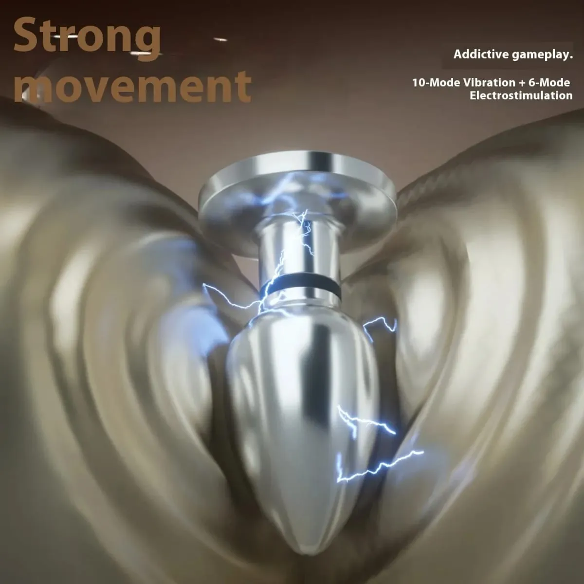 Electroshock Anal Vibrator Microcurrent Stimulation Remote Vibrating Butt Plug Prostate Massager Adult Women Men Anal Sex Toys — image 3