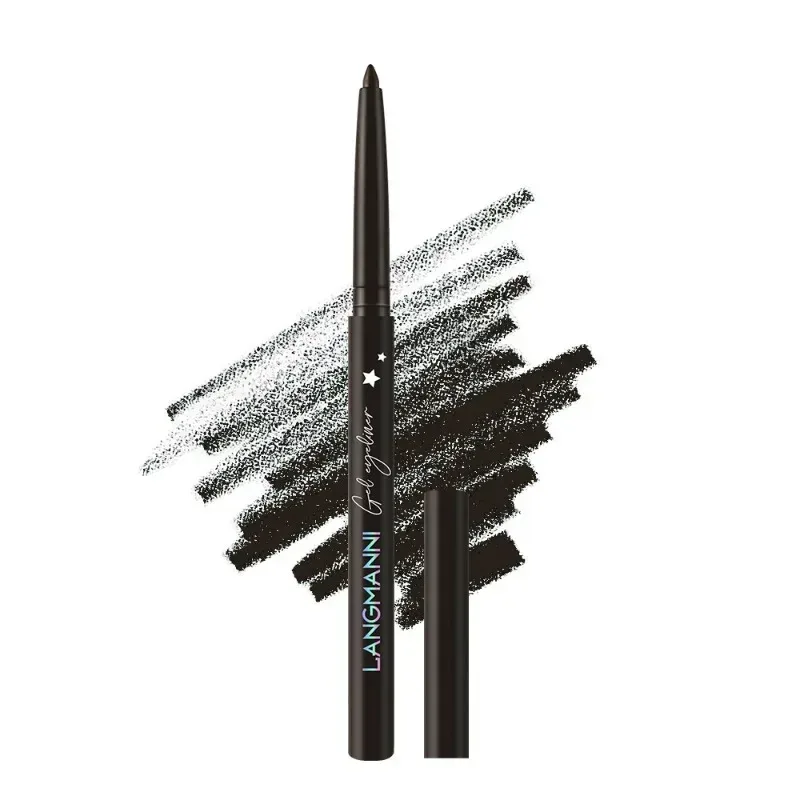 Glide-On Gel Eyeliner Pencil Ultra-Smooth Waterproof Lasting Liner for Waterline & Lash Line Fade-Resistant All-Day Wear Makeup