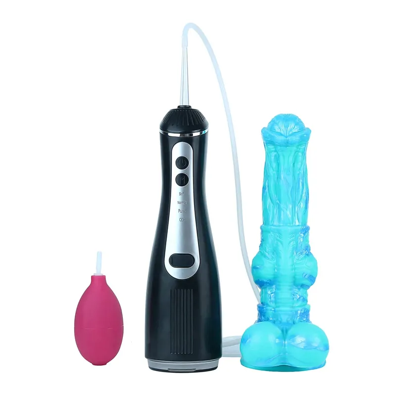 Silicone Electric Squirting Fantasy Dildos with Suction Cup Prostate Massager Ejaculating Penis Sex Toys For Women Men