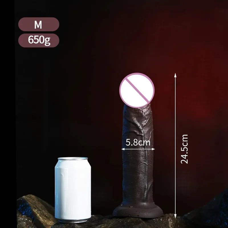 Super Realistic Long Dildo Soft Silicone Anal Dildos Strapon Dick Butt Plug Masturbator Penis Adult Sex Toys for Men Women