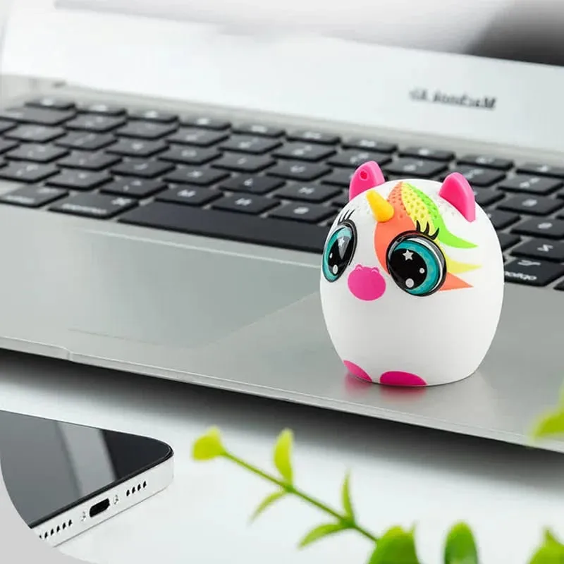 Unicorn Bärbara Bluetooth-högtalare Handsfree-samtal Små högtalare Kraftig bas Trådlös Bluetooth Stereotelefon Högtalare Publik