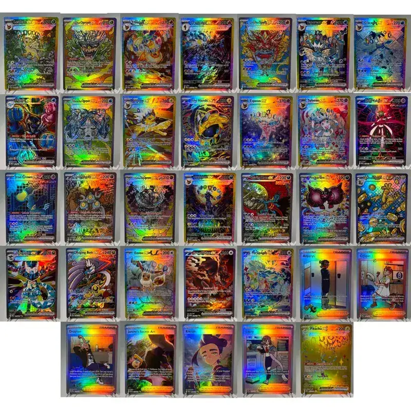 Scarlet & Violet Promos PKM Cards PTCG5-B Rainbow Charmander Paradise Resort Mew Rare Collection Battle Toys Gifts for Hobbies — image 4