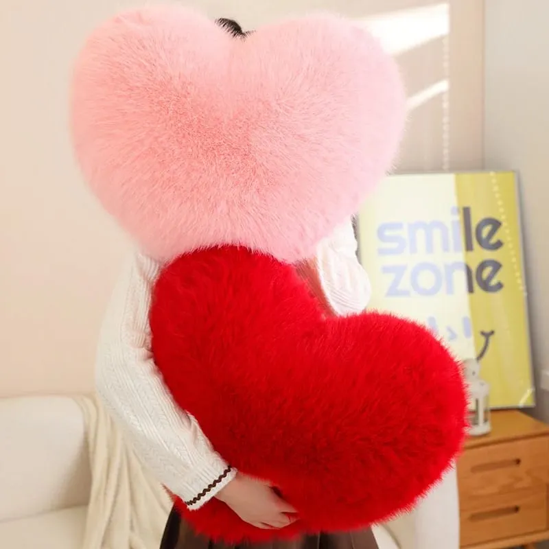 Love Heart Soft Throw Pillow Valentine's Day Plush Cushion For Home Sofa Wedding Stuffed Plushies Pillow Romantic Gifts For Girl — image 6
