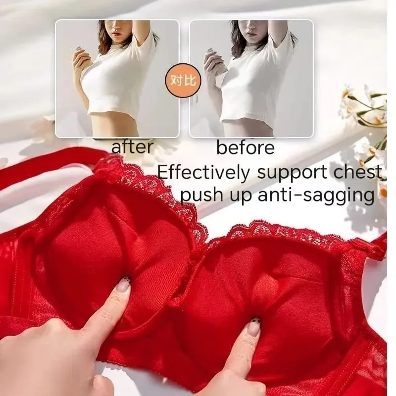 8 CM Extreme Push Up Bra For Flat Chest A Cup Ultra Padded Non Wire Lingerie Creates Cleavage
