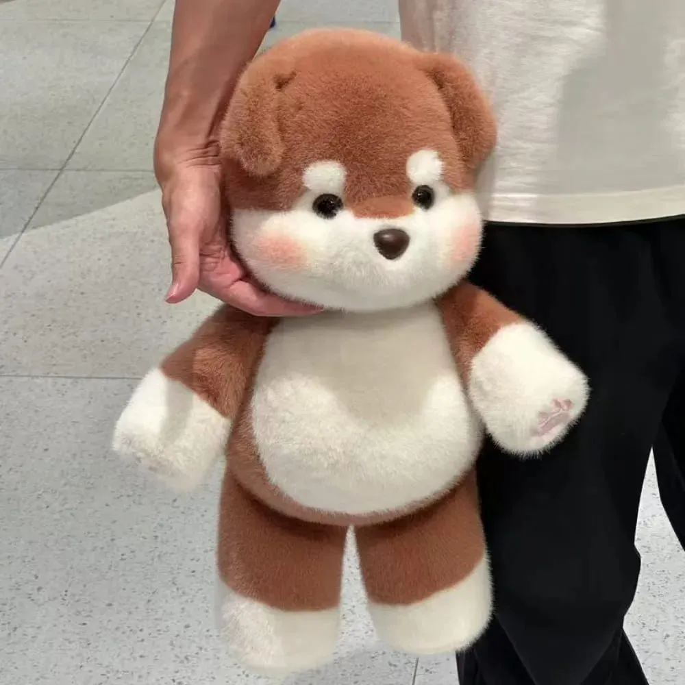 Creative Gift Soft Dog Stuffed Animal Plush Pillow Emotional Support Cute Stuffed Animals Plush 17.7inch Plush Pillow