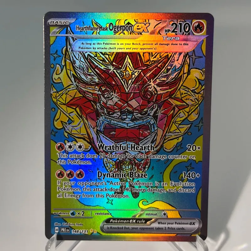 Prismatic Evolutions PKM Cards PTCG5-A GX Rainbow Umbreon Sylveon Leafeon ex Rare Collection Battle Toys Gifts for Hobbies
