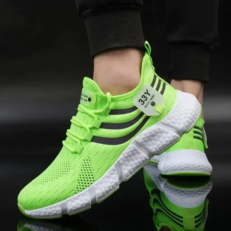 Men's Summer Mesh Sneakers - Lightweight and Breathable Running Shoes for Hot Weather Perfect for Sports and Casual Outfits