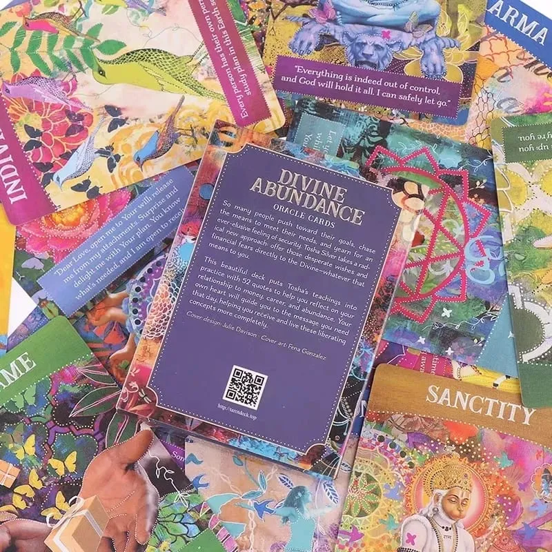 Divine Abundance Oracle Deck English Explanation Oracle Tarot Card For Divination Fate Beginners Tarot D
