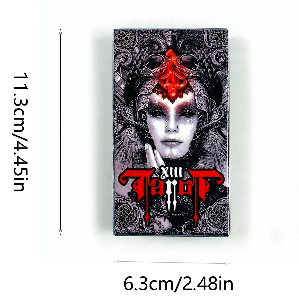 Dark Tarot Cards Deck Board Game Mysterious Divination Edition Borad Playing Games，Holiday Games Leisure Party Card Game