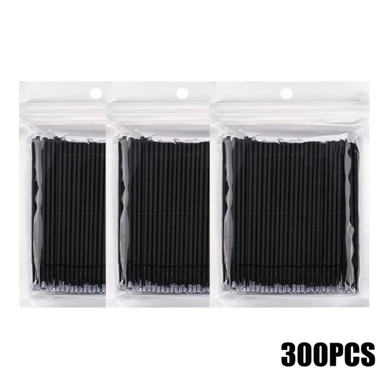 300/2000pcs MicroBrush Eyelash Cleaning Brush Lash Extension Individua Tools For Eyelashes Removing Swab Micro Makeup Brushes