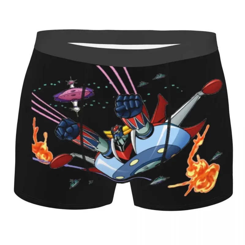 Custom Novelty Goldorak Ufo Robot Grendizer Boxers Shorts Panties Male Underpants Breathbale Briefs Underwear
