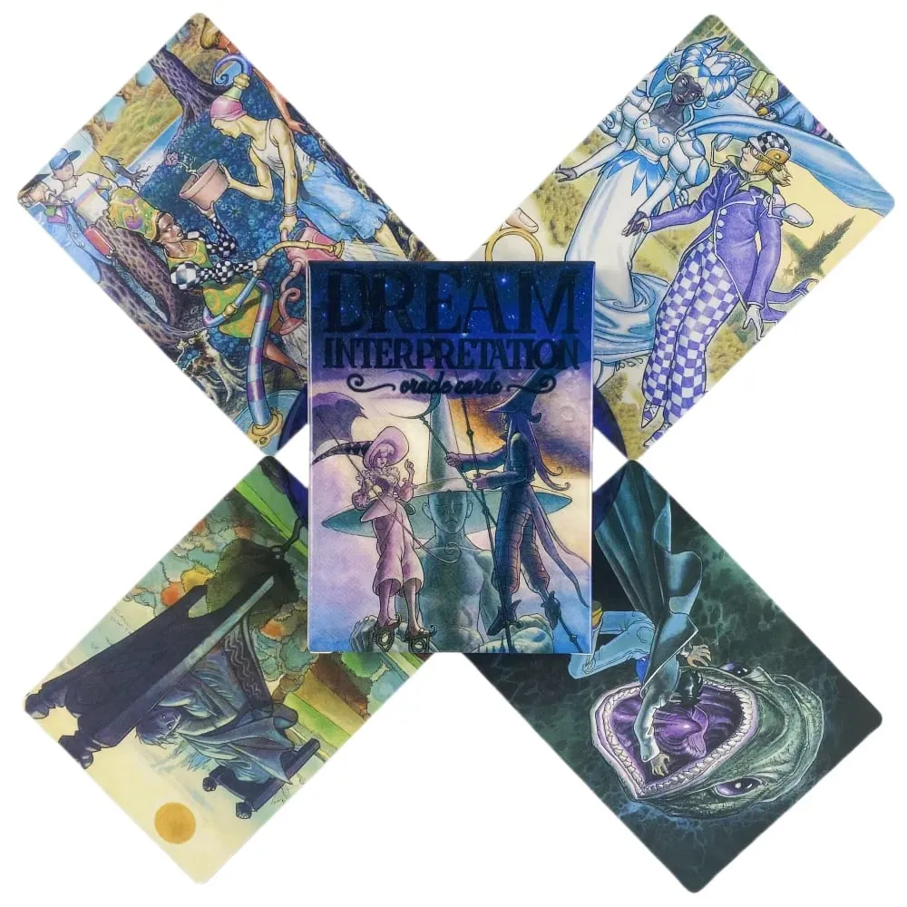 Dream Interpretation Oracle Cards 39 Full Colour Cards Pdf Instructions Paperback Tarot Card Game