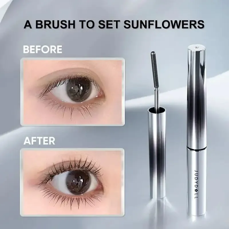 Judydoll Lashes Mascara מסקרה עמיד למים משי סיבי מסקרה שחור ארוך מתולתל תוספות ריסים סקסיות איפור עיניים קוסמטיקה
