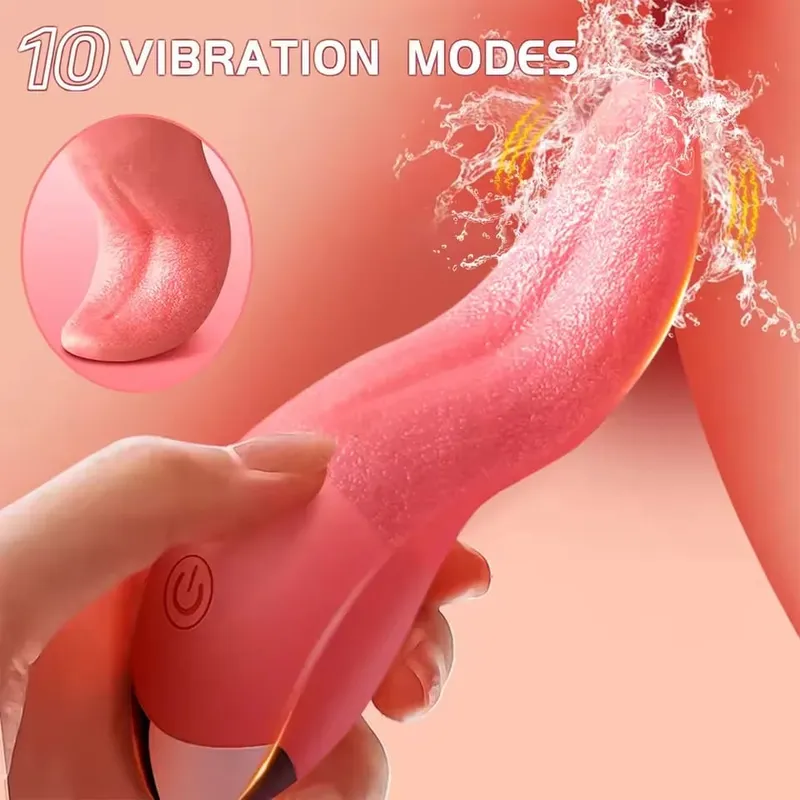 Powerful Sucking Vibrator for Women Tongue Licking Clitoris Stimulator Sucker Vagina Massager Masturbation Adult Sex Toys Goods