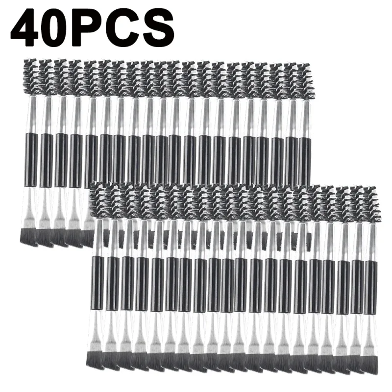 Double-headed Angled Eyebrow Brush Eyelash Comb Professional Makeup Brushes for Brow Eyelash Extension High Quality Eye Brushes