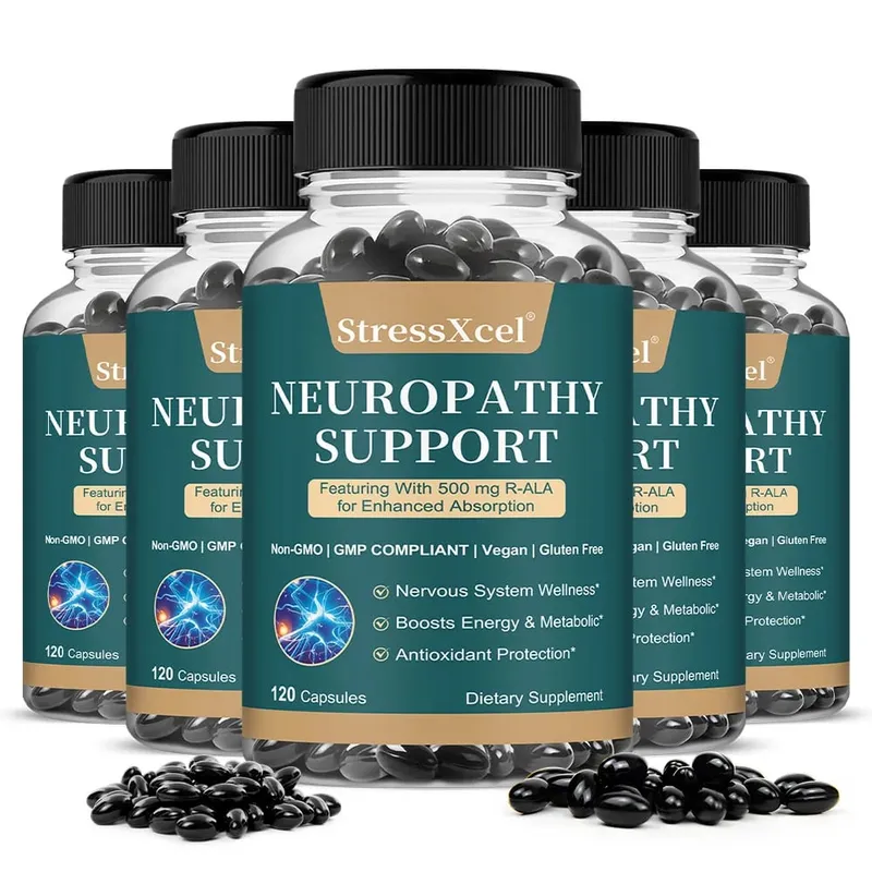 Neuropathy Capsules Herbal Blend Antioxidant Support Daily Nerve Wellness Body Metabolism Cellular Vitality and Mood Calm — image 9