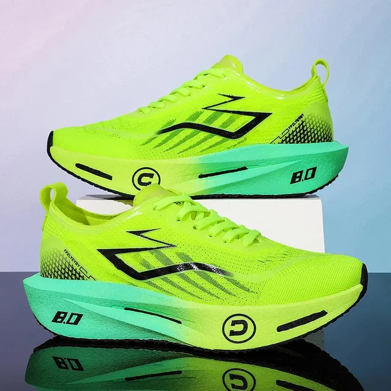 Men Running Shoes Carbon Board Marathon Sports Speciality Lightweight Men's Comfortable Walking Athletic Sneakers Male Autumn