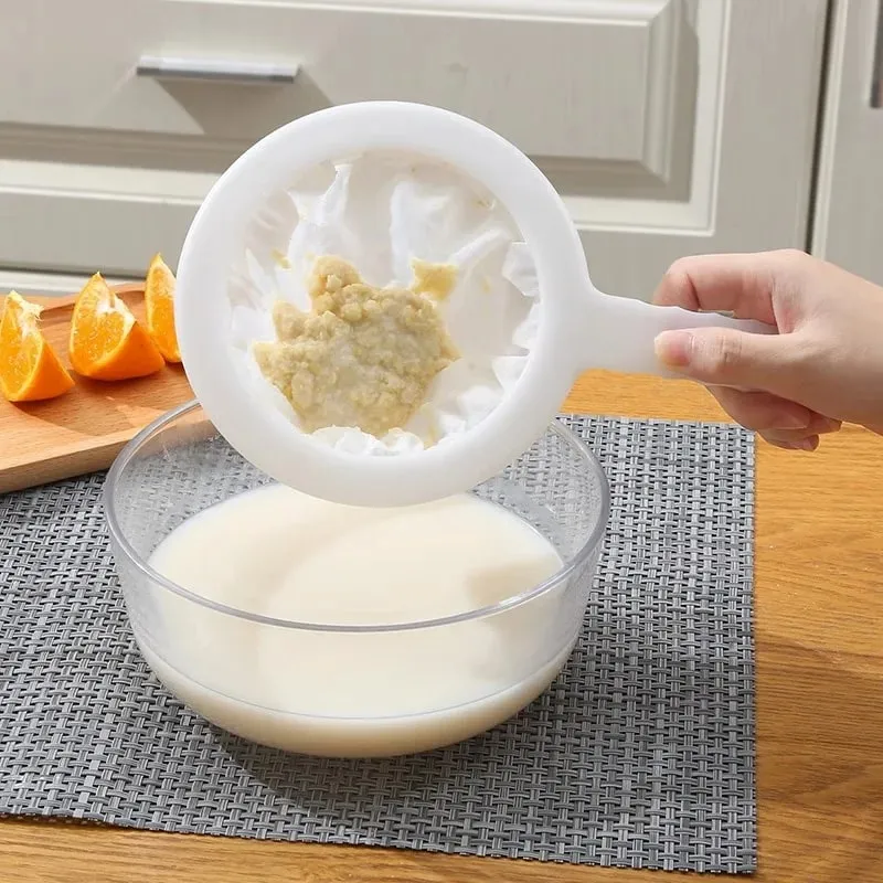 Kitchen Filter Strainer 1Pcs Fine Mesh for Juice Soy Milk Egg Liquid Kitchen Filtration Tool