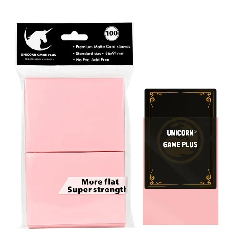 100 peças 2.5 "x 3.5" mangas de cartão de negociação premium 66x91mm cartas de jogo de tabuleiro de tamanho padrão para mtg magic Gathering cartão de jogo lorcana