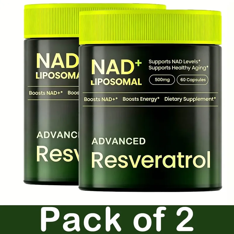 Liposomal NAD+ ADVANCED Supplement with Resveratrol - NAD Plus Capsules for Anti Aging Brain Function & Cell Regeneration — image 8