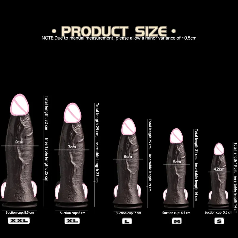 Bearboy Soft Silicone Dildo Vibrator Real Feeling G-Spot Stimulator for Women Sexual Accessory