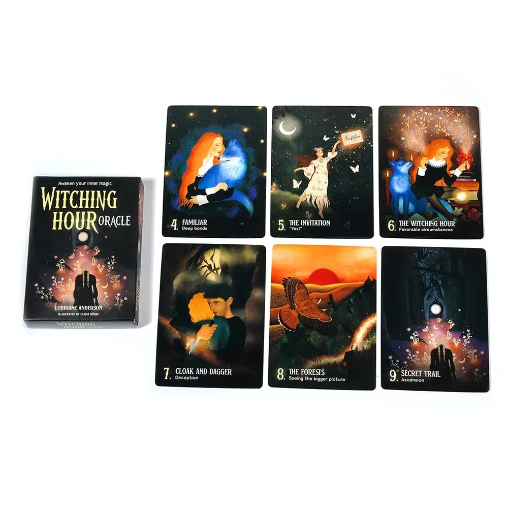 Witching Hour Oracle Deck Awaken Your Inner Magic Lorriane Anderson Olivia Bürki 44 Cards Spiritual Guidance Self-Discovery Witc