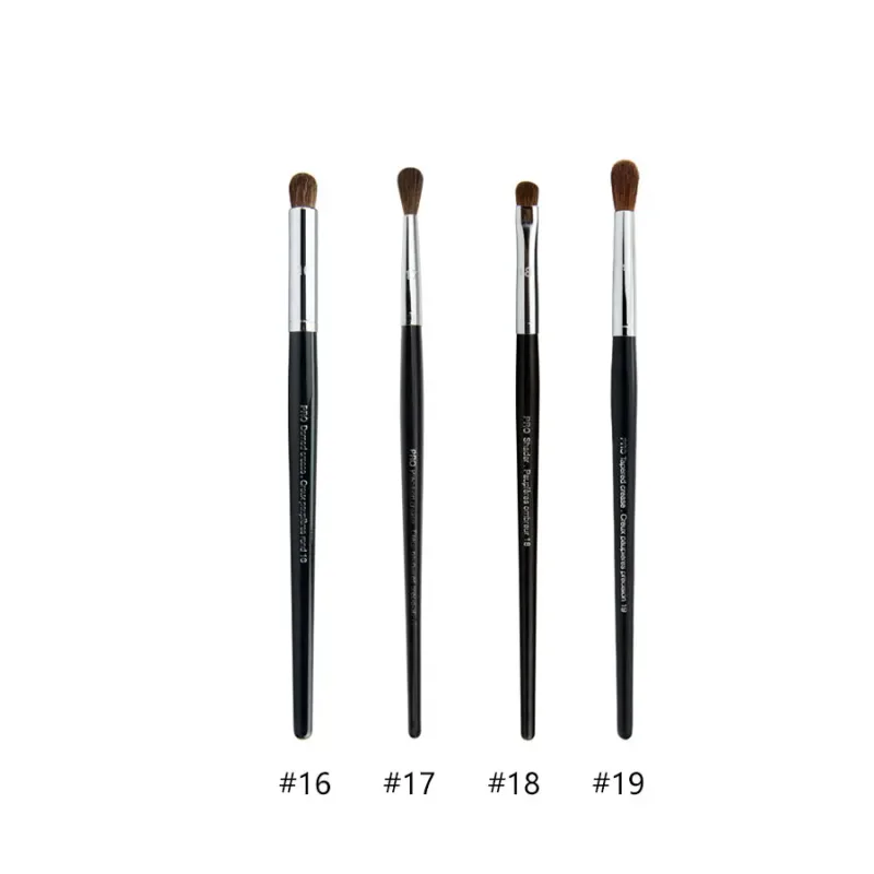 4pcs/set Pro Allover Eye Shadow Makeup Brushes Lip Brow Precision Concealer Blending Domed Crease Smudge Highlight Make Up Brush
