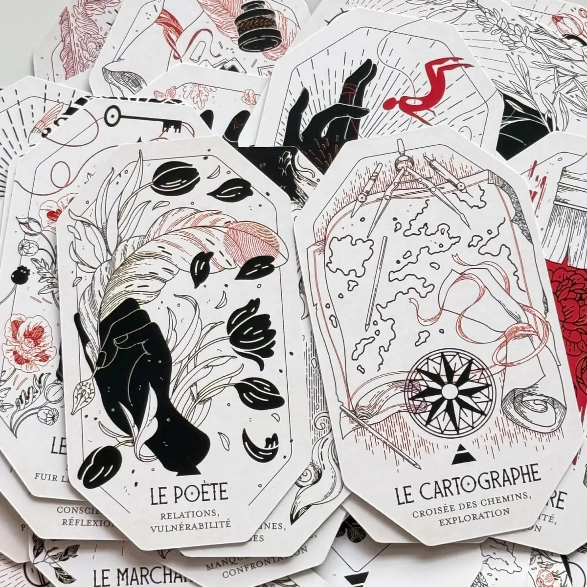 The Citadel A Fantasy Oracle Cards French Version A 60 Deck Board Game Perfect For Spiritual Guidance & Collectors