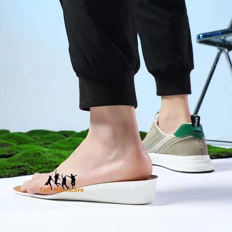 Aufzug Turnschuhe Männer Booster Schuhe Aufzug Mann Höhe Erhöhen Einlegesohle 6cm Freizeit Sport Plus Größe 37-46