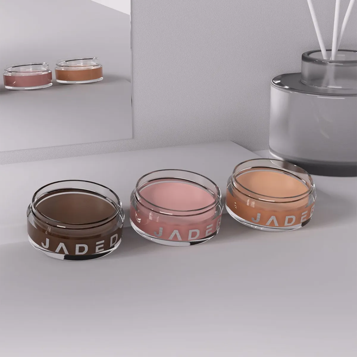 Matte Nude Eyeshadow Cream Waterproof Silky Smooth Eye Shadow Primer Pigment Pink Brown Long Lasting Monochrome Peach Eye Makeup — image 6