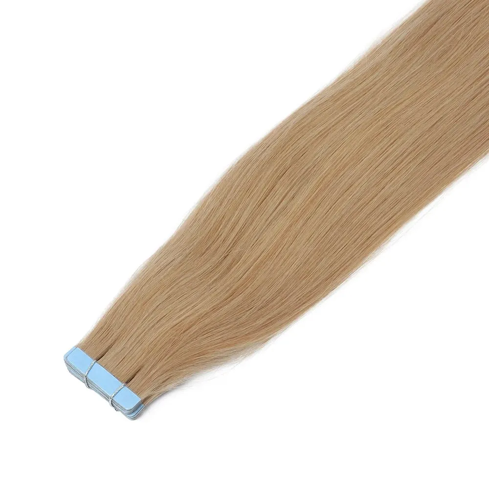 Seamless Tape in Extensions Human Hair Natural Tape in Hair Extensions Skin Weft PU Tape On Hair 20 PCS 12"-20" 50G/Pack