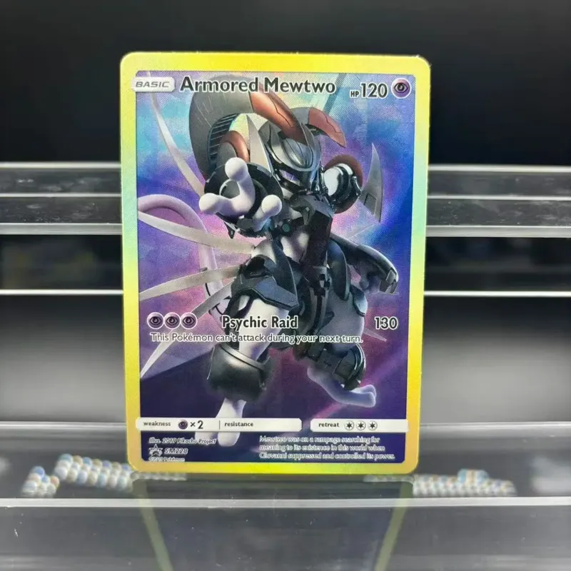 DIY Collection Cards Zekrom Umbreon Espeon Mewtwo GX EN Self Made Single Card Classic Game Anime Card Gift Toy