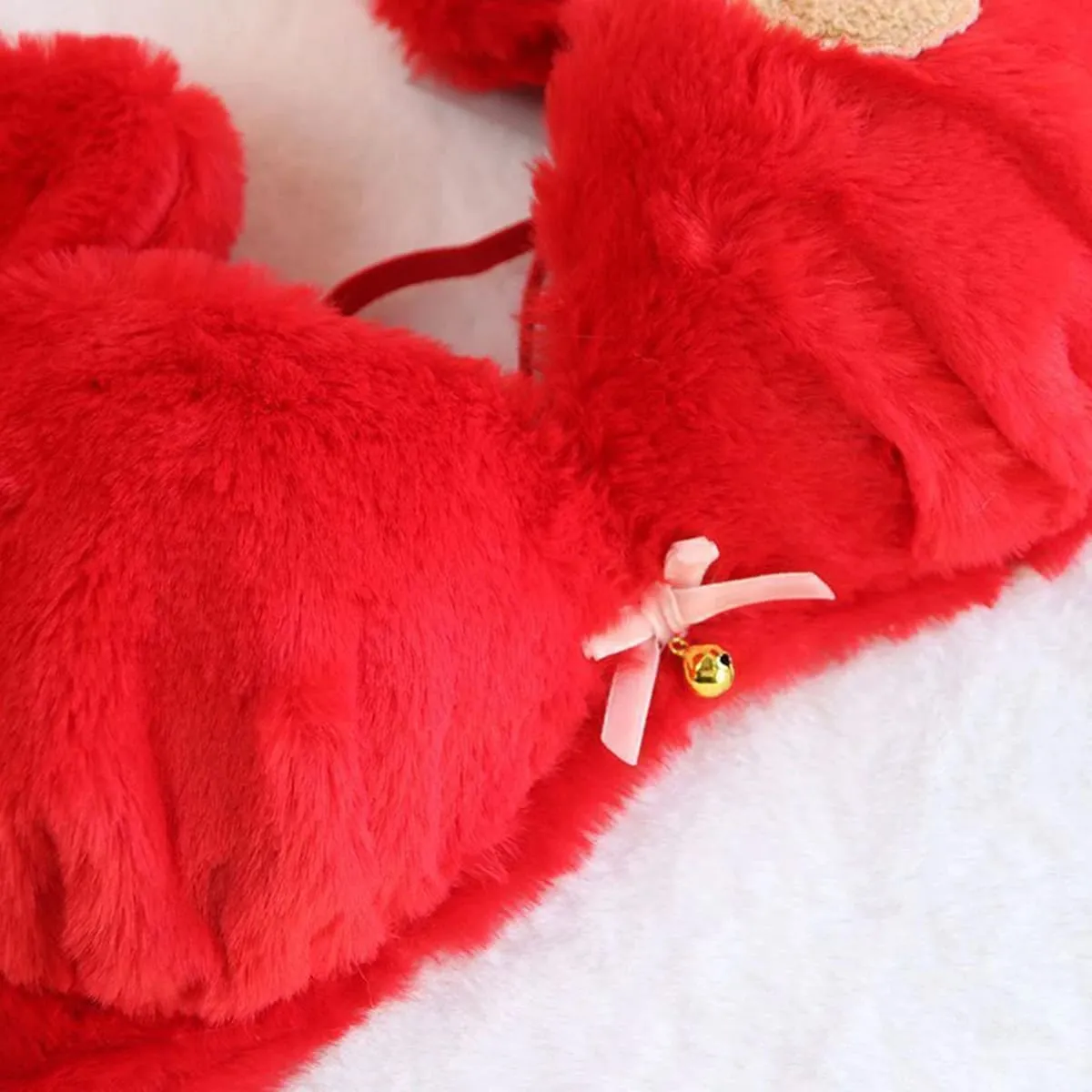 Winter Cute Cartoon Bear Embroidery Sweet Lingerie Bras Underpants Underwear Two Piece Sets Sweet Plush Set Sexy Girlfriend Gift