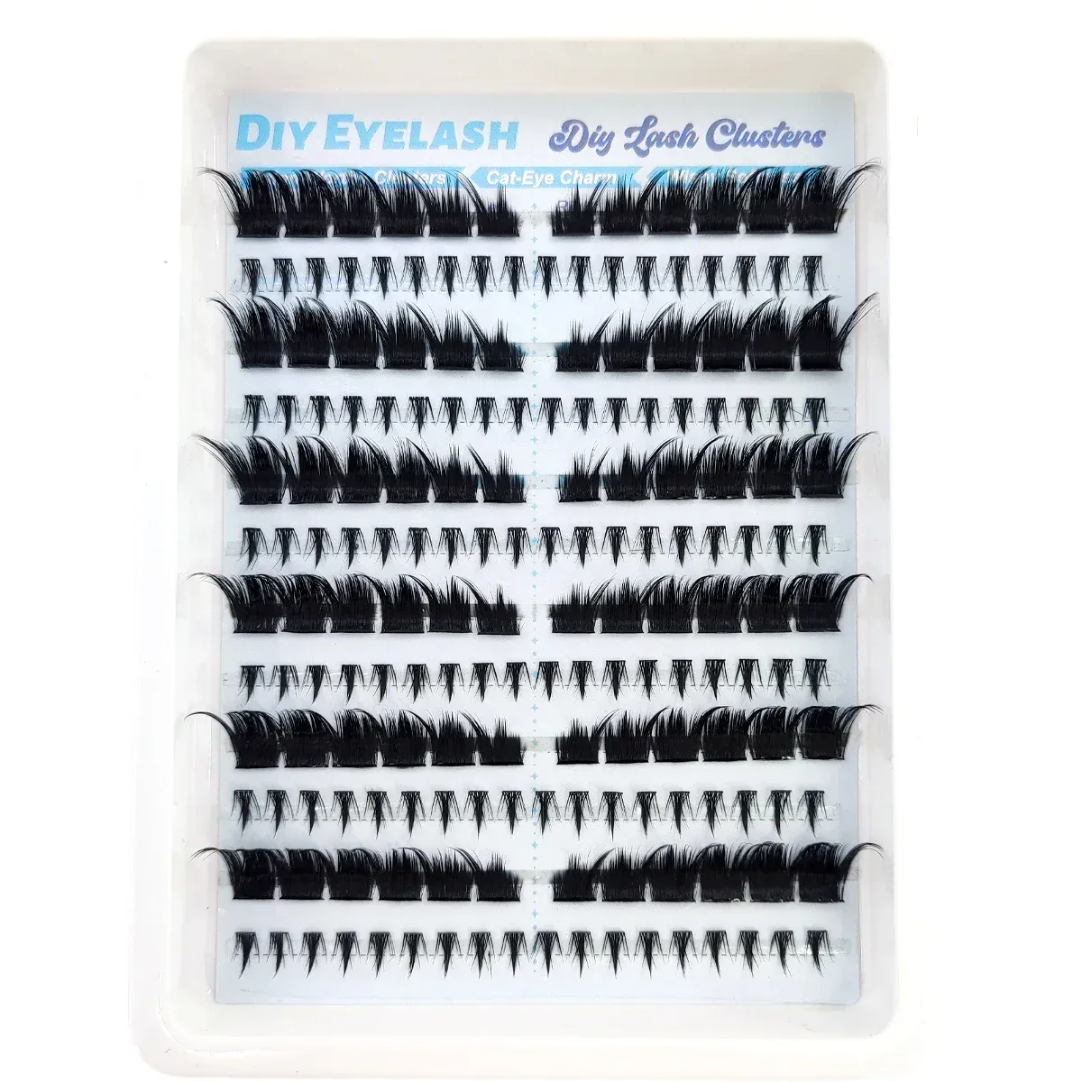 new dramatic diagonal fly eyelash cluster eyelash extension bottom eyelash artificial mink strip single eyelash cat eye