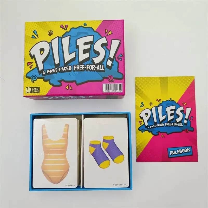A Set of Very Entertaining Clothing Cards Folding Clothes Poker Cards Perfect for Family Gatherings Suitable for New Year