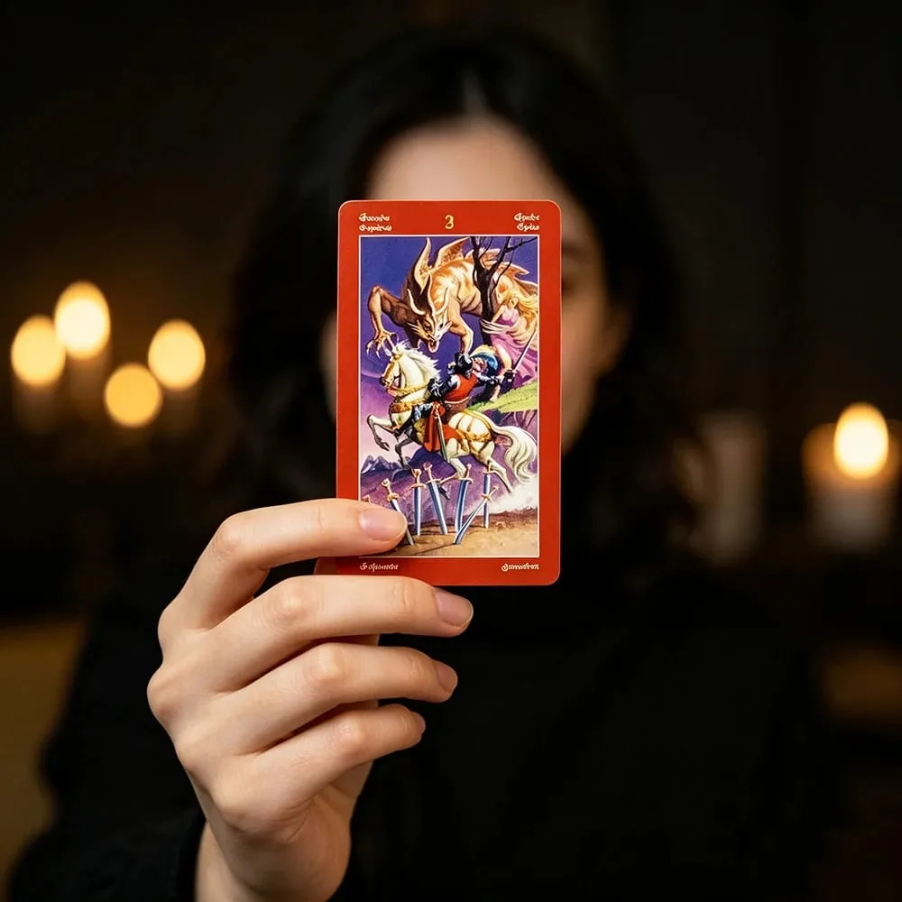 Dragons Tarot Cards 78 Tarot Deck Mythical Dragon Art Divination Board Game Spiritual Guidance Cards for Tarot Collectors