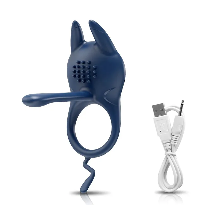 Vibrating Penis Ring Sex Toys for Couples Men Male Penis Massager Delay Ejaculation Cock Ring Clitoral G Spot Stimulation 18+