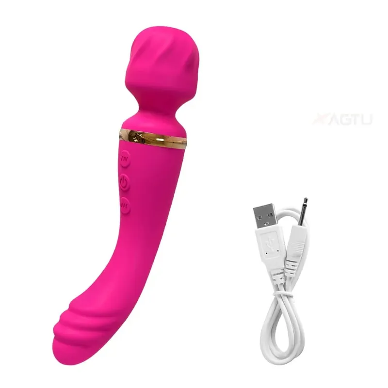 2 in 1 AV Wand Vibrator for Women Clit G-Spot Stimulator Nipples Breast Massager Female Masturbator Sex Toy for Women — image 10