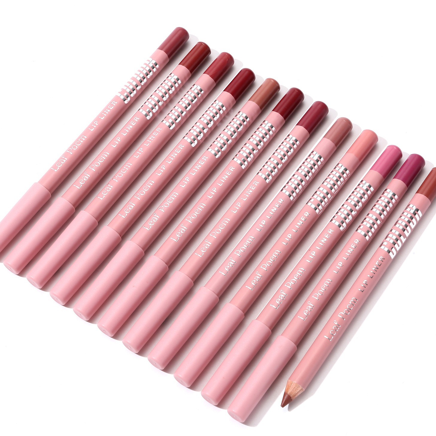 Lápis delineador labial fosco, 12 cores, à prova d'água, batom natural nude rosa, delineador pro, contorno dos lábios, maquiagem — image 6