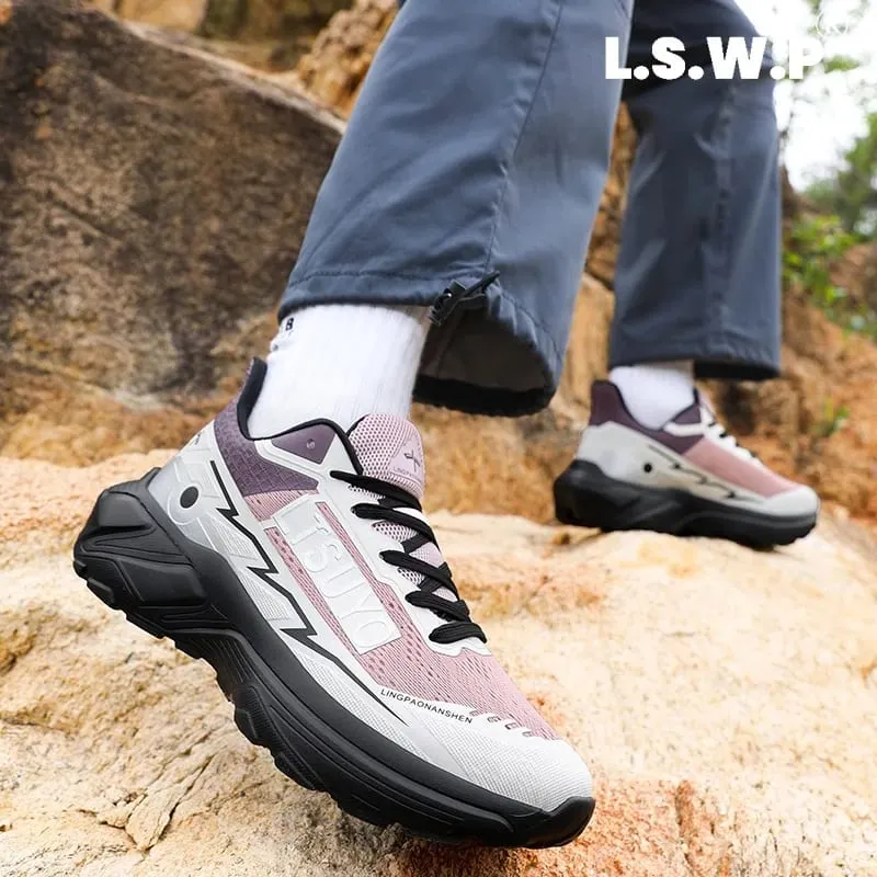 Men's Running Shoes High-Rebound Cushioning Technology Autumn and Winter Sports Shoes Lightweight Non-Slip Sneakers for Running Walking and Training