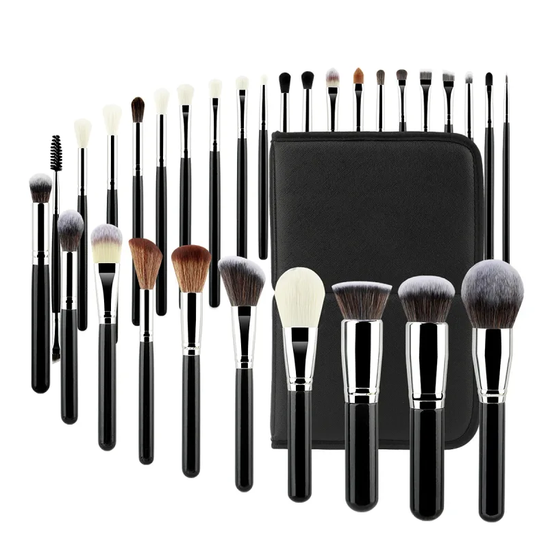 30pcs Professional Makeup Brushes Set Cosmetic Beauty Tools Foundation Eyeshadow Concealer Blend Brushes Fluffy Bristle Powder