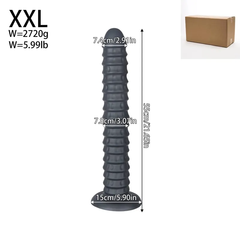 Silicone Soft Big Long Butt Plug Huge Long Anal Plug Dilator Prostate Massager Sex Toy Huge Anal Butt Training For Women Men Gay